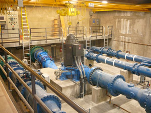 Inline Hydropower Turbine for Las Vegas Water Supply